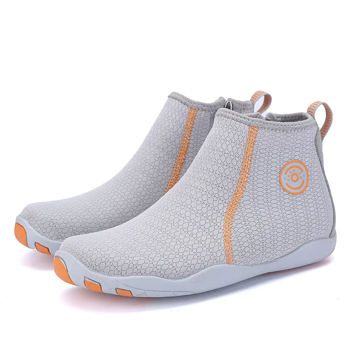 Chaussures de marche légères en néoprène respirant, à fermeture éclair, conçues pour les pieds nus.