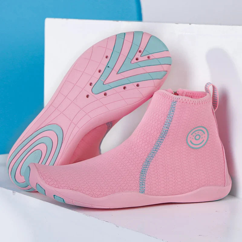 Chaussures de randonnée légères en néoprène, respirantes, à fermeture éclair pour pieds nus, unisexe.