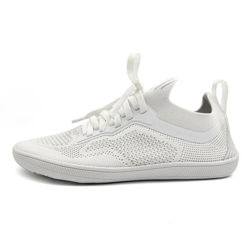 Baskets unisexes pieds nus larges, flexibles et respirantes, parfaites pour le sport léger et un usage quotidien.