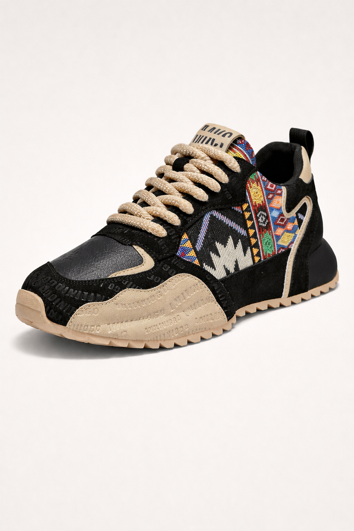 Chaussures urbaines pour hommes avec semelle épaisse, alliant confort et style casual contemporain.