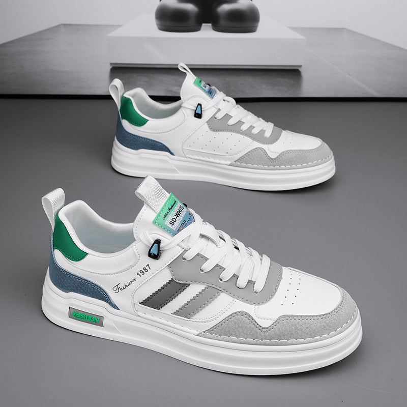 Baskets hommes au design moderne, chaussures confortables pour un style urbain et décontracté quotidien.
