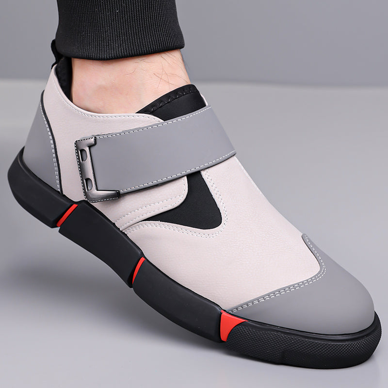 Chaussures urbaines hommes, légères et réglables, assurant confort et style pour toutes activités quotidiennes.