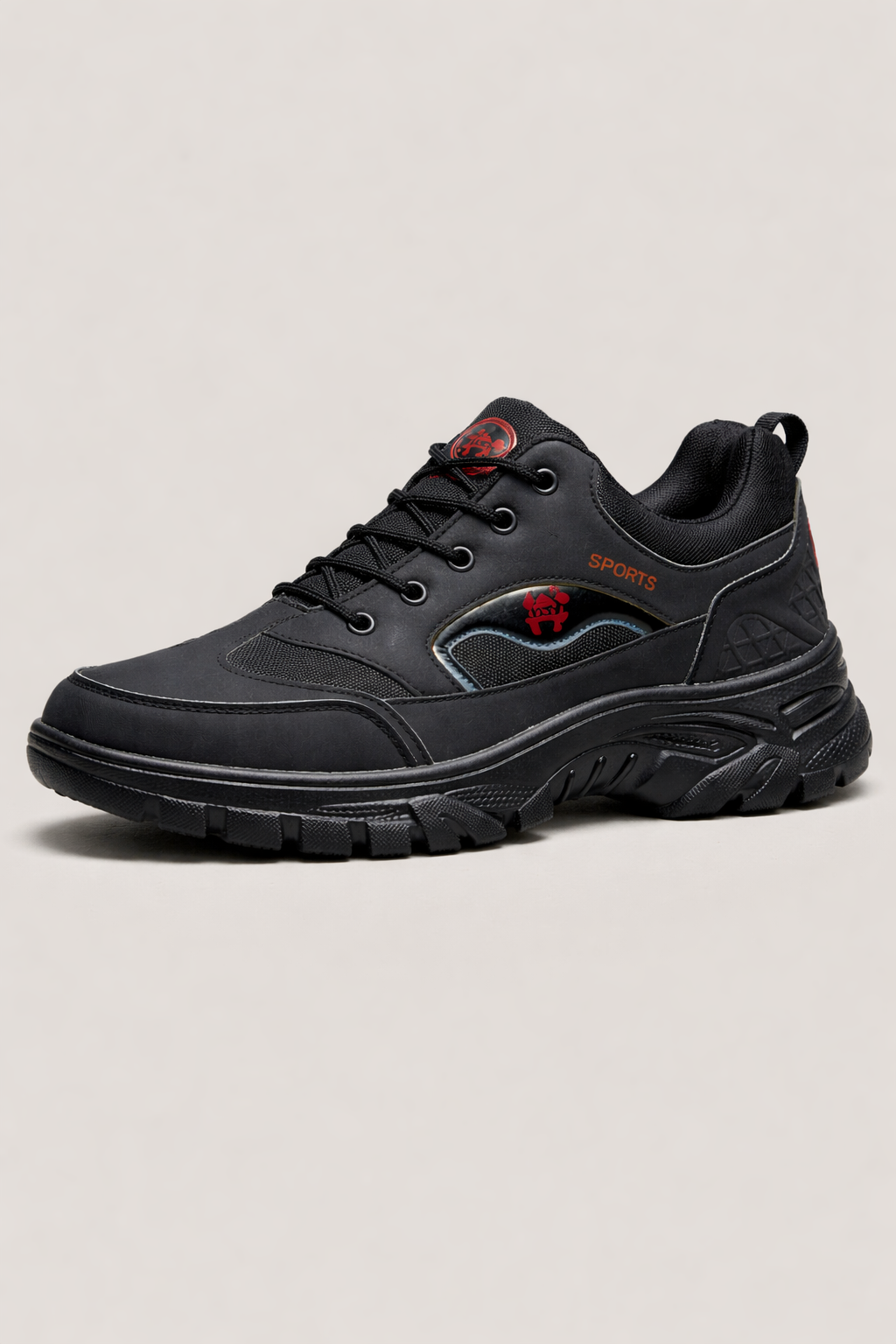 Chaussures de marche hommes avec semelle antidérapante pour adhérence optimale et pieds au frais. Confort assuré.