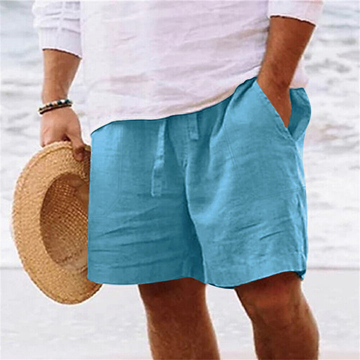 Bermuda cargo Charles homme, bleu marine. Short décontracté multi-poches, idéal pour l'été et les loisirs pratiques.