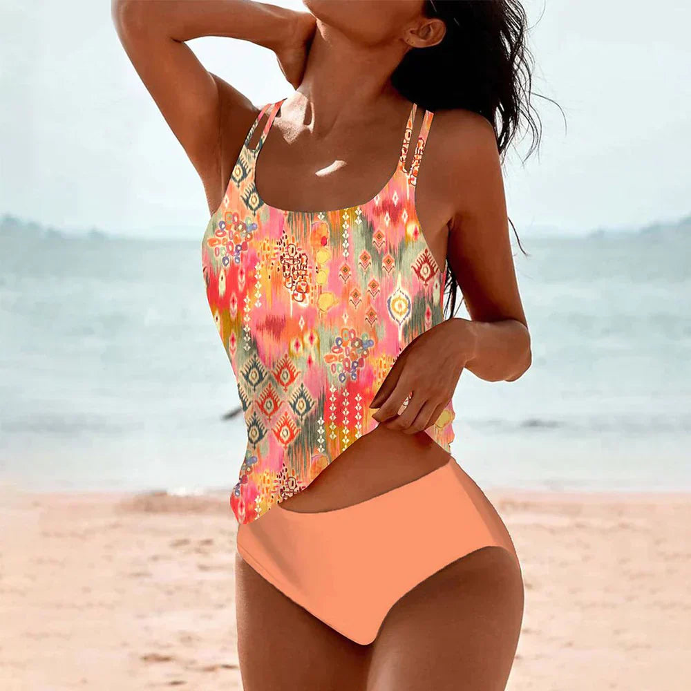 Bikini femme élégant et confortable, design chic, tissu doux, parfait pour plage et piscine, ensemble estival indispensable.