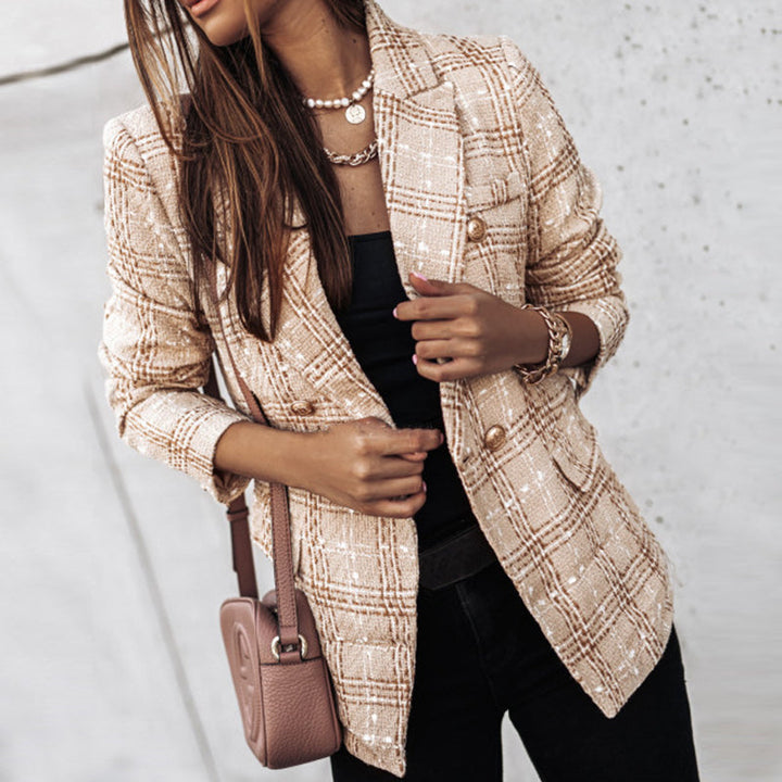 Veste blazer femme professionnelle et chic, idéale pour le bureau ou une tenue élégante.