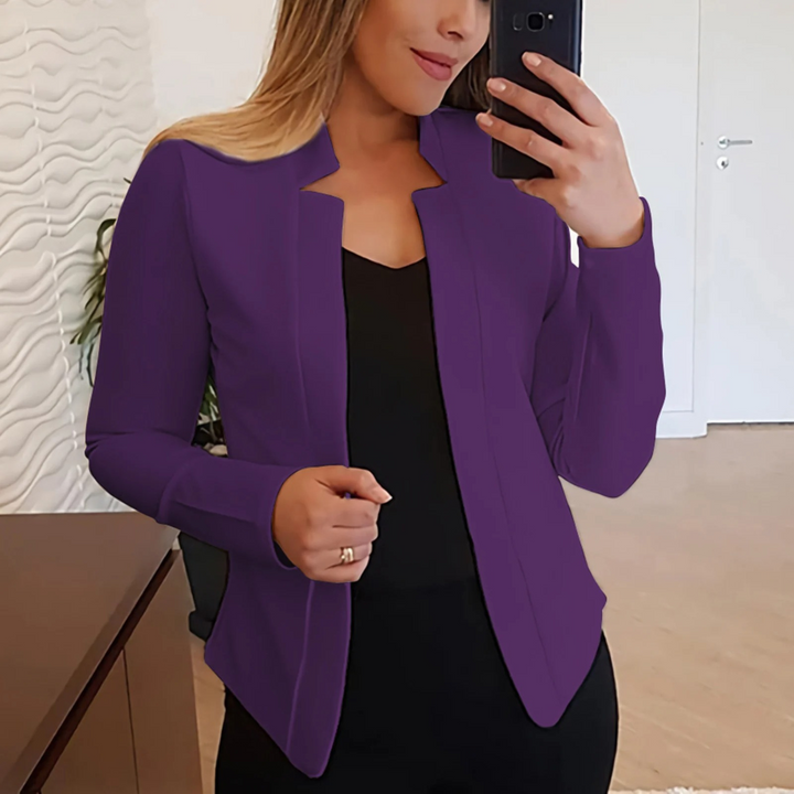 Blazer femme chic et polyvalent, veste élégante pour le bureau, le travail ou une tenue casual chic.