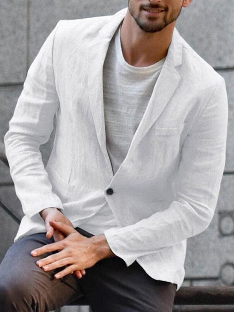 Blazer homme décontracté, élégant et confortable. Veste moderne et polyvalente pour un style chic au quotidien.