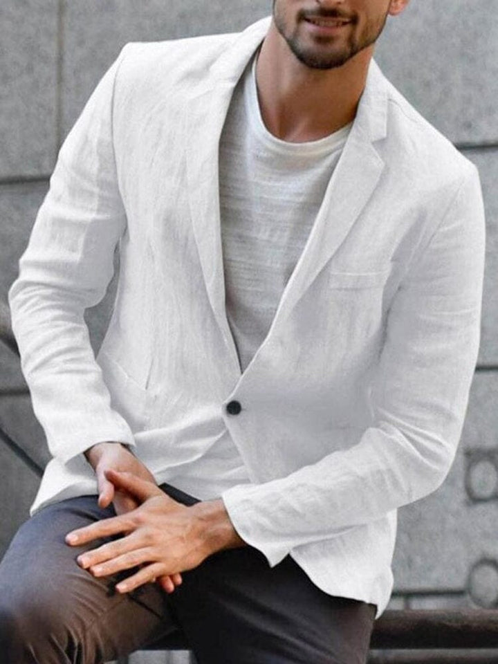 Blazer homme décontracté, élégant et confortable. Veste moderne et polyvalente pour un style chic au quotidien.