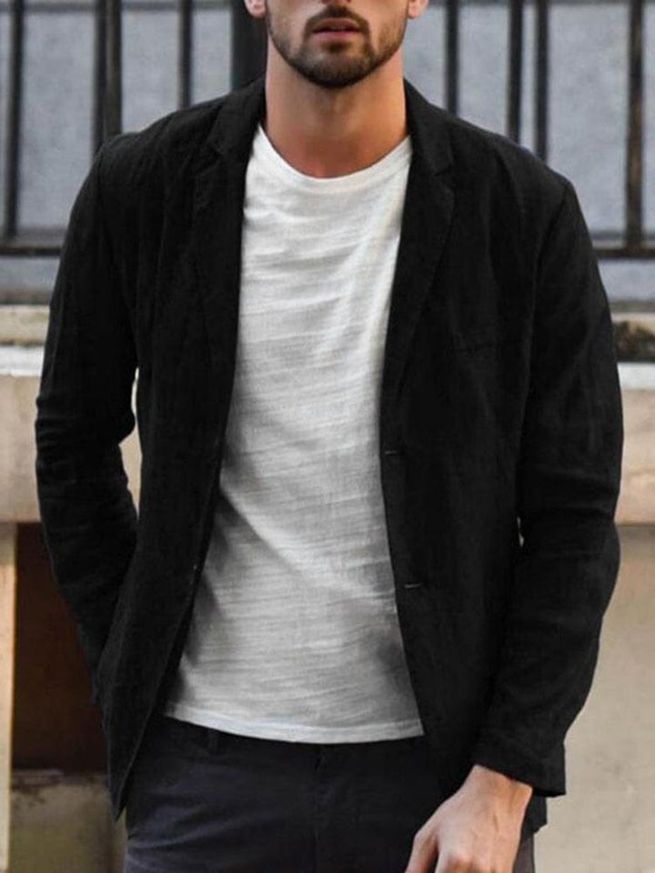 Blazer blanc homme décontracté. Veste élégante et confortable, idéale pour un look moderne et stylé.