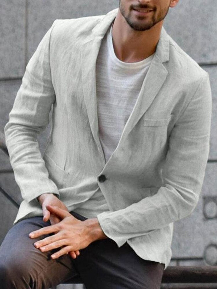 Veste blazer homme polyvalente. Confortable et élégante, idéale pour le bureau, une soirée ou un look moderne.