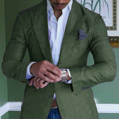 Veste homme polyvalente bleu marine, parfaite pour look formel ou décontracté, mode masculine.