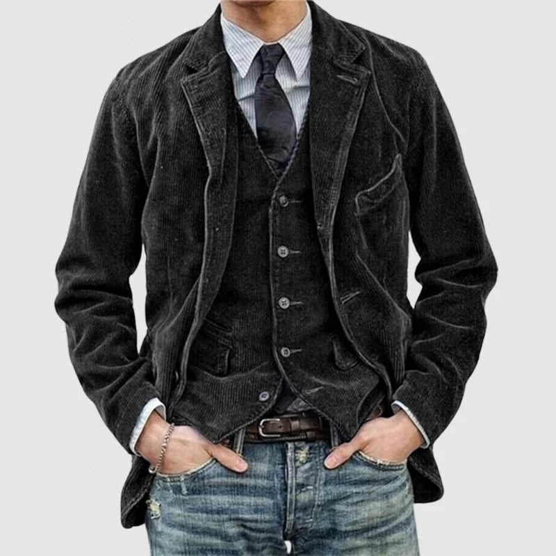 "Blazer vintage élégant pour femme, design rétro chic, look intemporel et sophistiqué, parfait pour toutes les occasions."