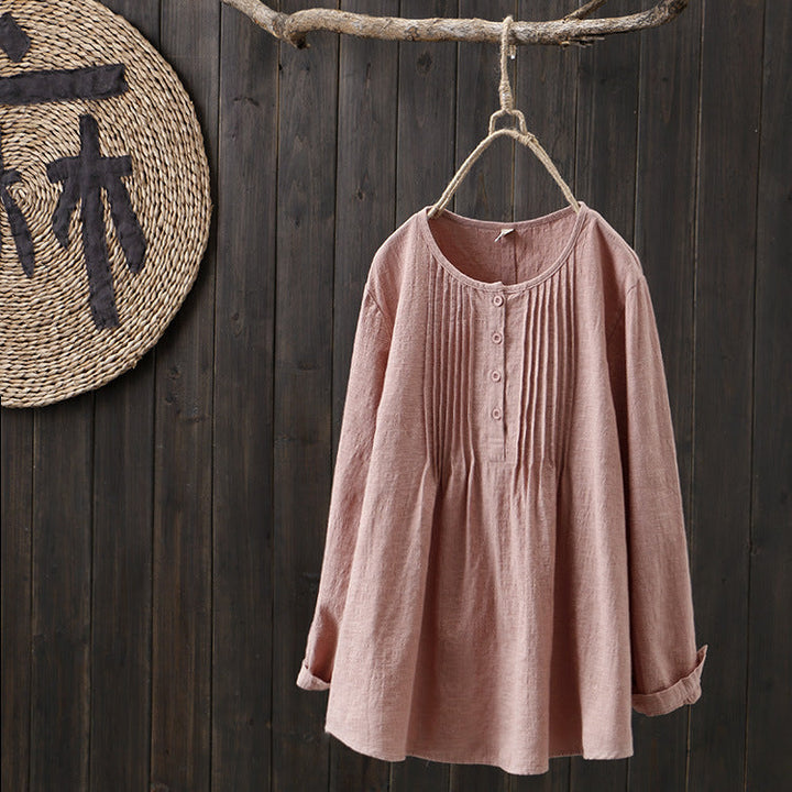 Blouse femme Sofie printemps-été aux couleurs vives, coupe fluide, parfaite pour une mode femme chic et décontractée.