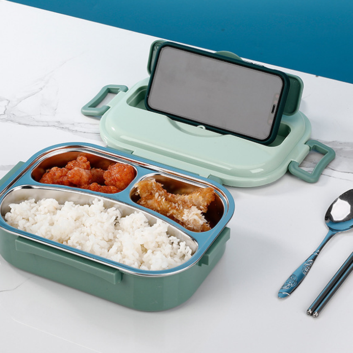 Boîte à lunch isotherme, repas chauds/froids.  Plusieurs compartiments, design élégant. Idéale pour le bureau, l'école ou les