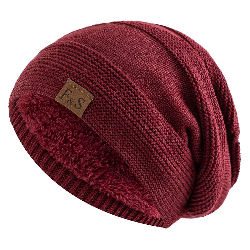 Bonnet en polaire violet uni pour homme et femme, chaleur et élégance pour la saison froide