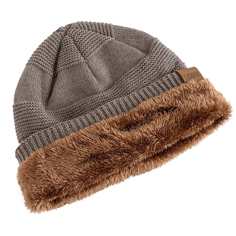 Bonnet en polaire rouge vif pour homme ou femme, accessoire hivernal chaleureux et stylé