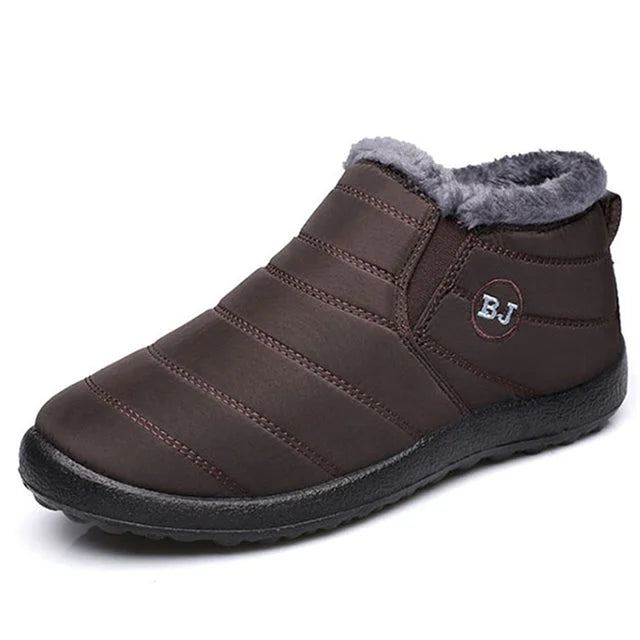Robustes bottes d'hiver B&J™ unisexe, imperméables, antidérapantes, idéales pour temps froid et neige.