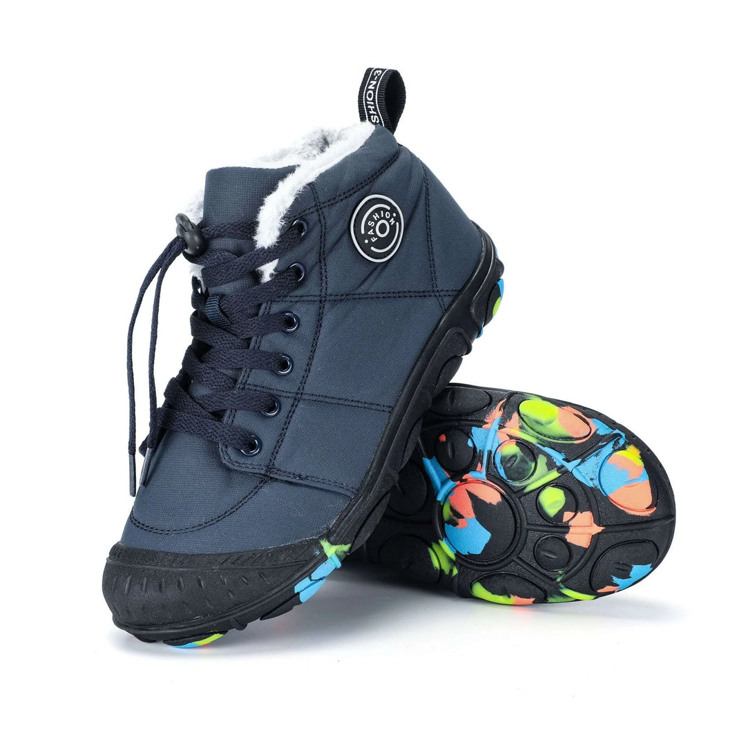 Bottes neige enfant robustes et ultra-chaudes, parfaites pour des heures de jeu et d'aventure en extérieur tout l'hiver.