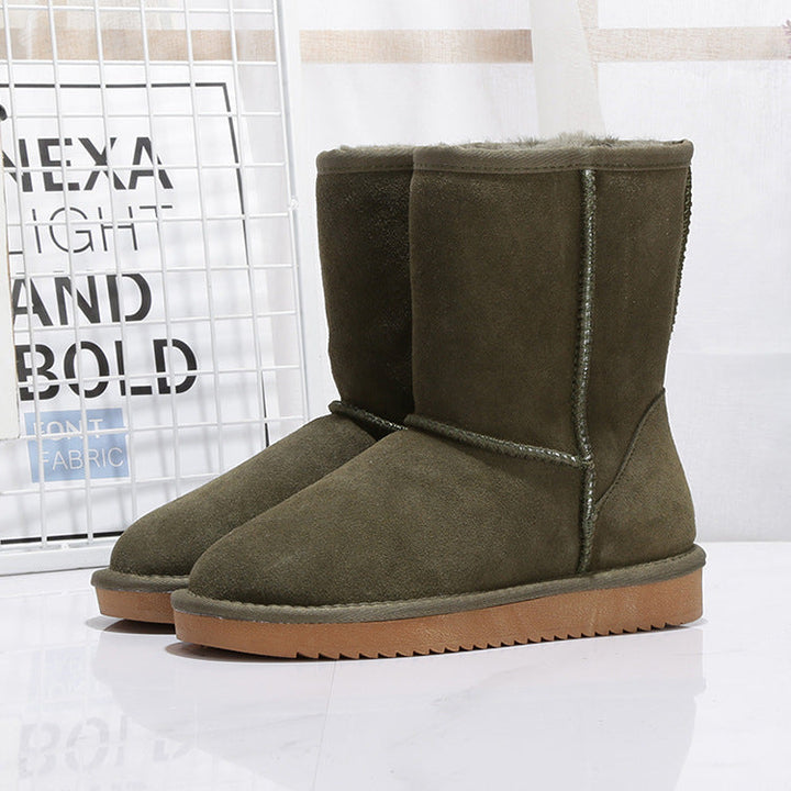 Bottes d'hiver femmes chaudes et antidérapantes, parfaites pour la neige et le froid hivernal.
