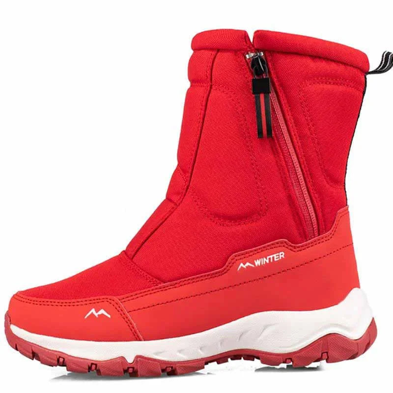 Bottes chaudes et imperméables, modèle homme/femme, avec semelle antidérapante pour jours enneigés.