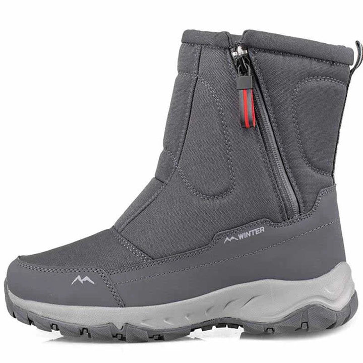 Design moderne de bottes d'hiver confortables, imperméables et antidérapantes, pour homme et femme.