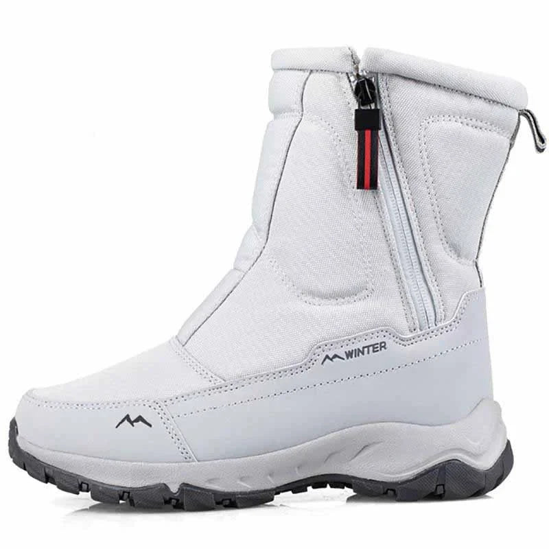 Bottes d'hiver robustes protégeant du froid et de la neige, conçues pour le confort masculin et féminin.