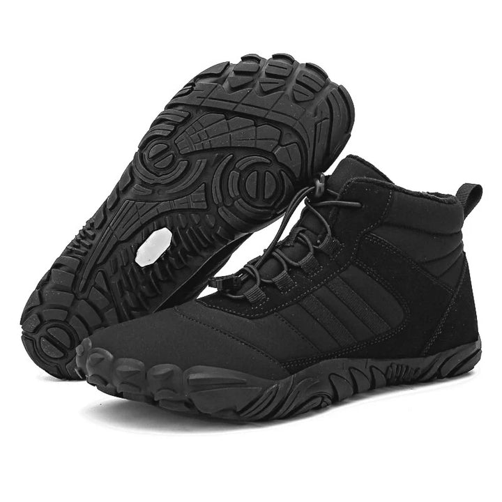 Bottes d'hiver antidérapantes pieds nus pour hommes et femmes, imperméables et chaudes pour neige et glace.