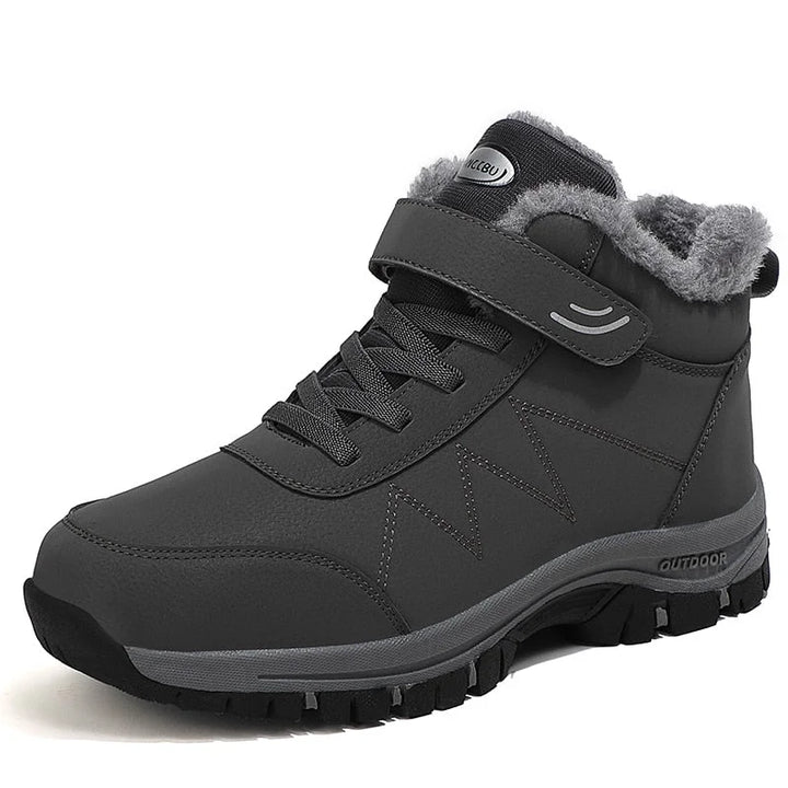 Bottes d'hiver unisexes, chaudes, imperméables et antidérapantes, idéales pour la neige et la randonnée.