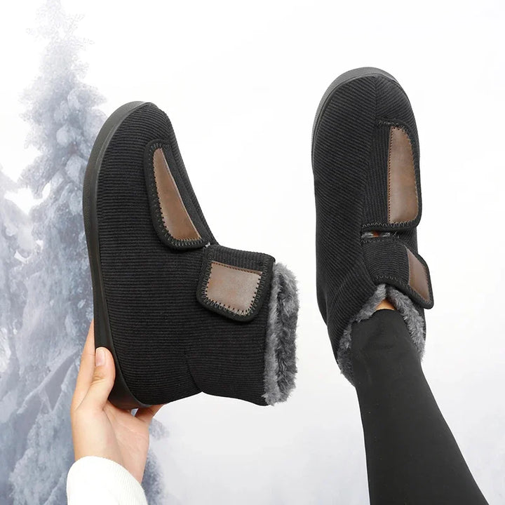 Bottes d'hiver unisexes chaudes, parfaites pour la neige. Confort et protection contre le froid.