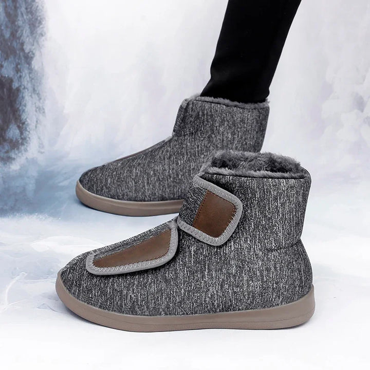 Bottes hivernales élégantes et chaudes, unisexes. Idéales pour le confort et la protection durant l'hiver.
