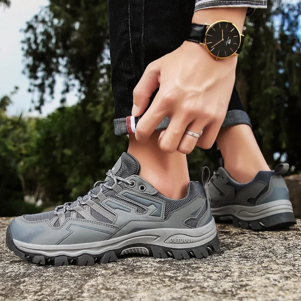 "Bottes d'alpinisme femme imperméables, semelle antidérapante, renfort protection, maille respirante PU hydrofuge"