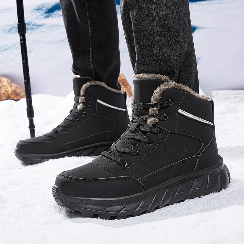 Chaussures d'hiver homme polyvalentes, parfaites pour le quotidien ou les aventures en milieu enneigé. Style et fonction.