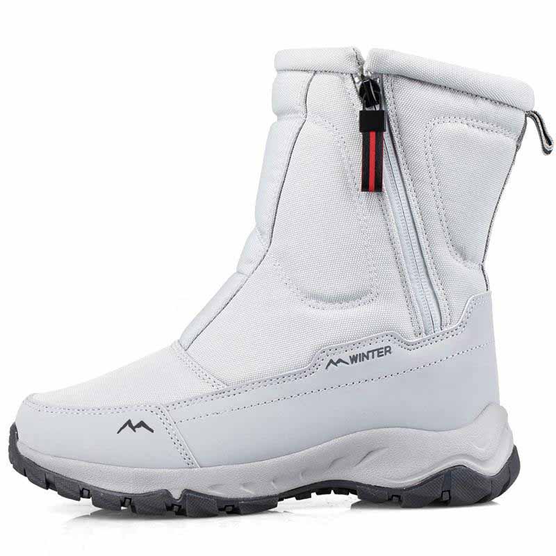 Bottes de randonnée hiver homme, antidérapantes et chaudes, pour l'aventure en montagne et par temps neigeux.