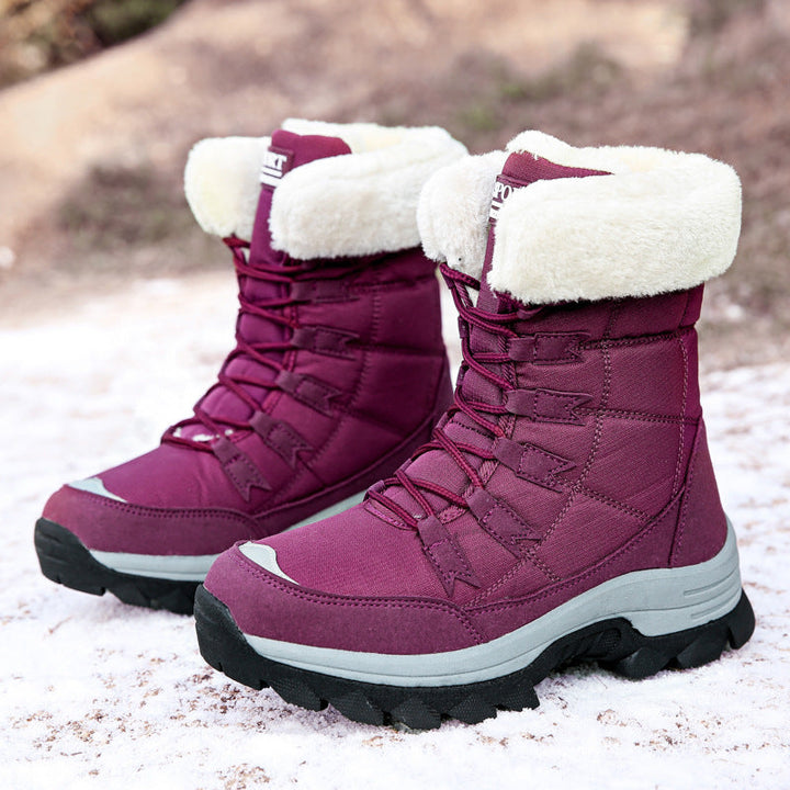 Chaussures de neige pour femmes, chaudes et confortables, indispensables pour l'hiver rigoureux.