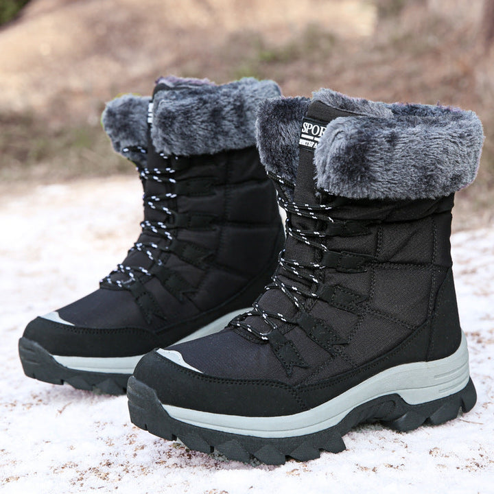 Bottes femmes mode hiver, imperméables, chaudes et douillettes pour affronter le gel.