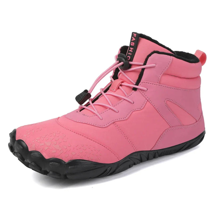 Bottes de neige pieds nus unisexes de haute qualité, chaudes, antidérapantes et confortables pour l'hiver.