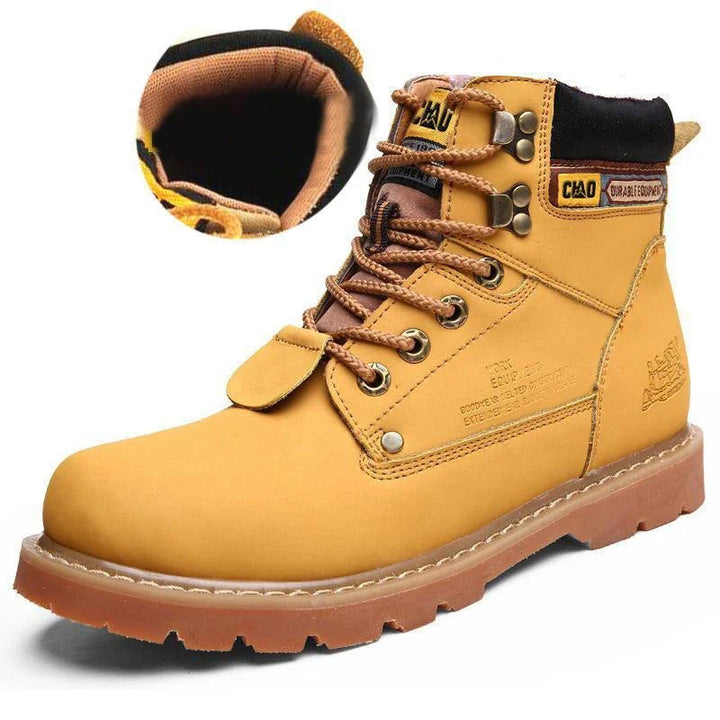 Chaussures d'hiver unisexes durables, style rétro mode, semelle antidérapante pour l'extérieur.