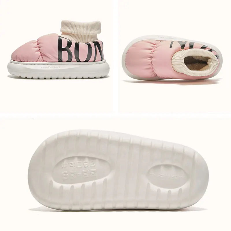 Bottes de neige antidérapantes garantissant sécurité et chaleur, parfaites pour affronter l'hiver rigoureux.