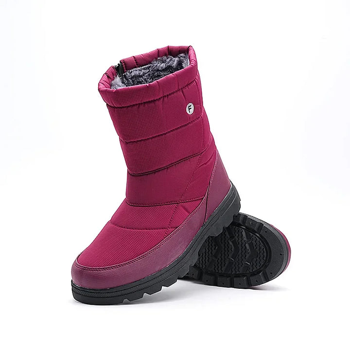 Bottes de neige élégantes et fonctionnelles, unisexes, chaudes, imperméables, pour l'aventure hivernale.