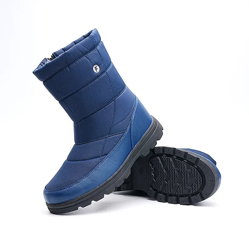 Protection hivernale ultime : bottes de neige unisexes, chaudes, imperméables, antidérapantes pour la neige.