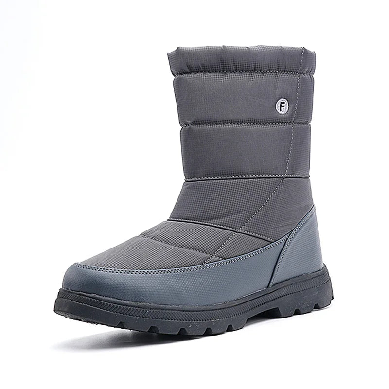 Confortables bottes de neige en peluche pour hommes et femmes, excellente protection contre le froid extrême.