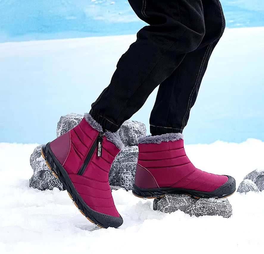 Découvrez nos bottes de neige imperméables et antidérapantes, idéales pour le confort et la sécurité en hiver.