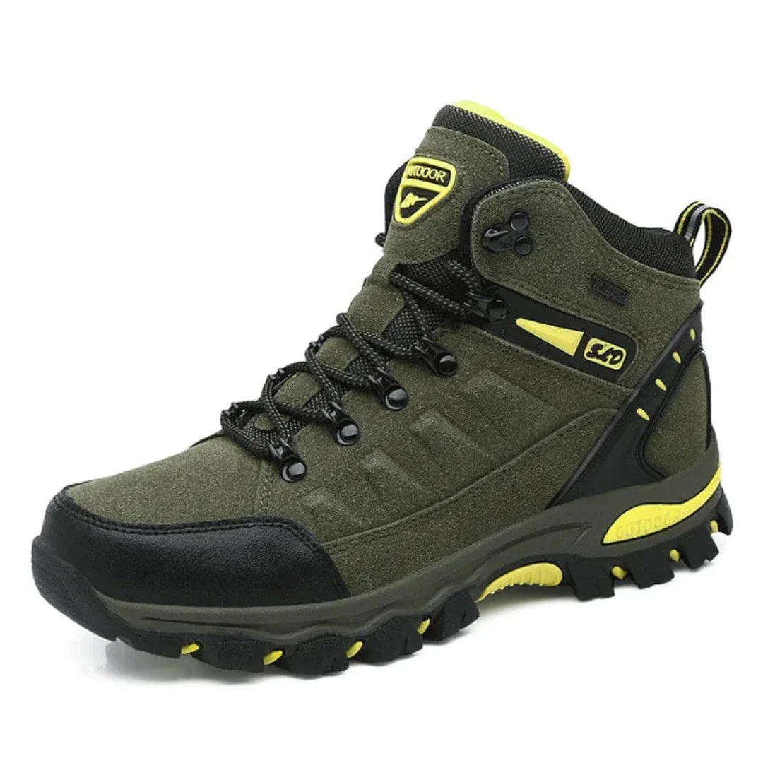 Bottes de randonnée antidérapantes pour hommes et femmes, idéales pour le trekking en hiver et activités plein air.