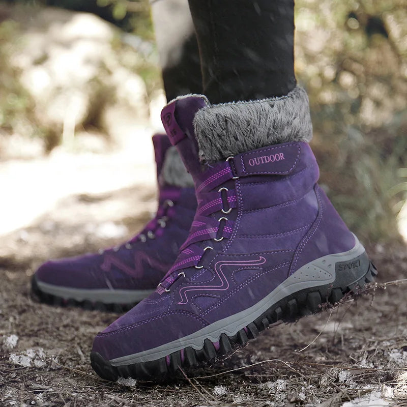 Bottes de randonnée hivernales: chaudes, imperméables, antidérapantes et confortables pour toutes vos marches.