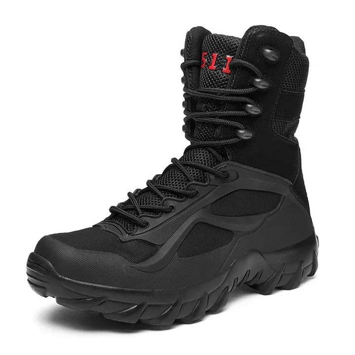 Bottes de randonnée tactiques homme, légères et respirantes. Idéales pour trekking, usage extérieur et militaire.