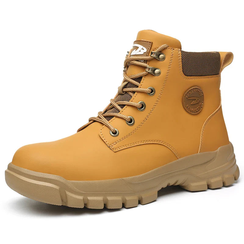 Bottes de sécurité pour hommes, imperméables et confortables pour le travail quotidien.