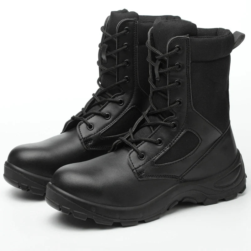 Bottes de sécurité pour les pieds, embout acier, chaudes, antidérapantes, idéales pour chantiers hivernaux.