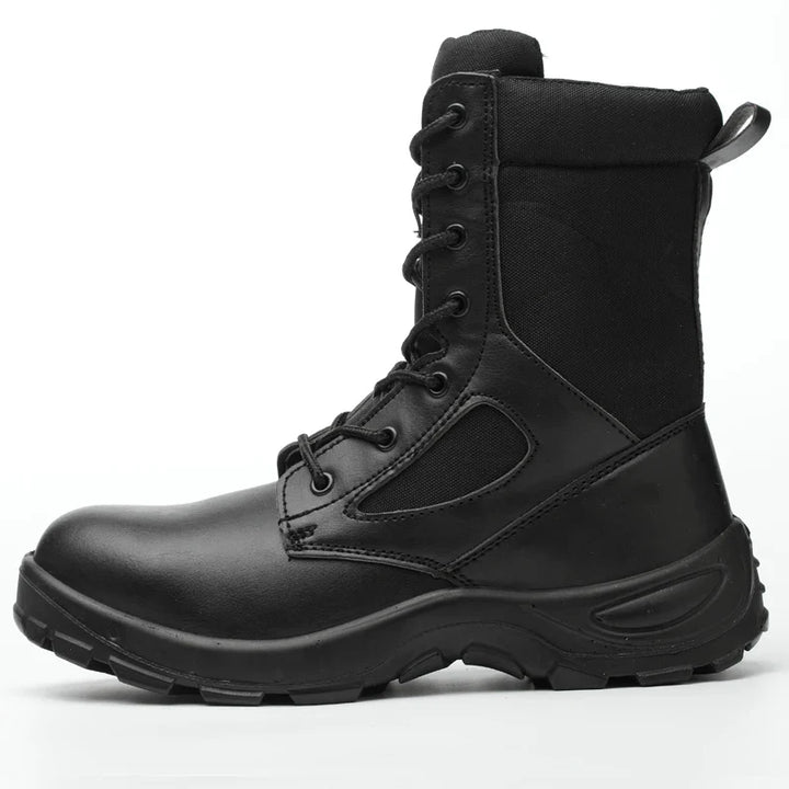 Bottes de travail hivernales chaudes et imperméables, avec embout acier, pour hommes et femmes.