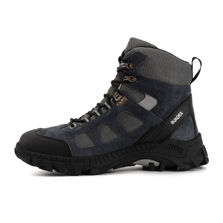 Chaussures de sécurité professionnelles, confortables et durables, avec embout acier et semelle Kevlar.